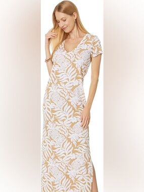 lilly pulitzer riland maxi dress Women's Lilly Pulitzer Riland Ruffle Maxi Dress, Size 12